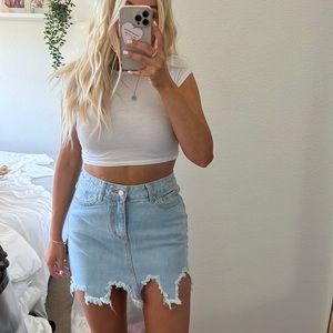 Princess Polly Denim Skirt NWT